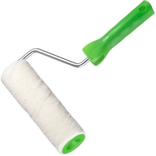 Валик велюр 180 мм стержень 8 мм ворс 4 мм для алкидной основы с ручкой Wenzo Siena 1185₽