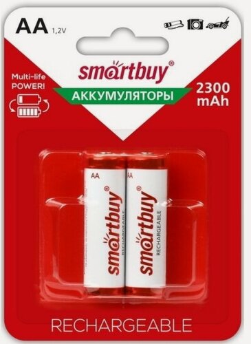 Изображение товара Аккумулятор Smartbuy LR6 AA 2300 mAh (уп 2 шт)