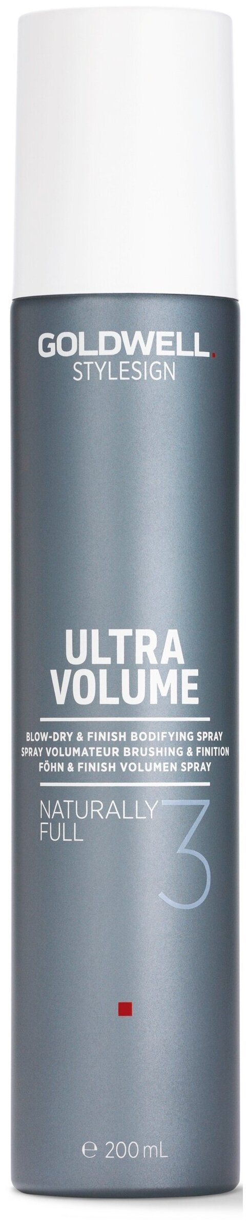 Goldwell Ultra volume спрей для объема волос Naturally full, средняя фиксация, 200 мл