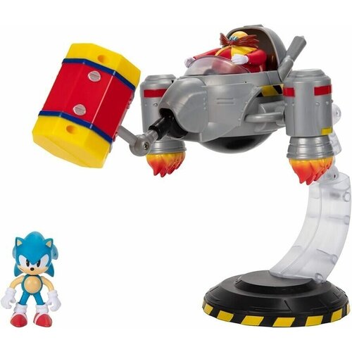 Игровой набор доктор Эггман (Dr. Eggman) и еж Соник - Sonic The Hedgehog, Jakks Pacific