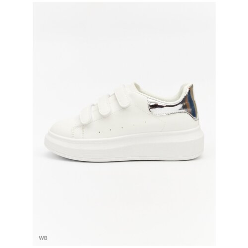 фото Детские кеды молочно-серо-синие / life official