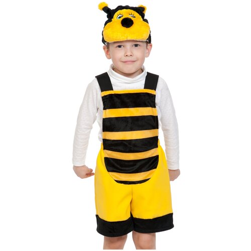 Карнавальный костюм Пчелёнок/ Шмель ткань-плюш, детский, размер М (128-134 см)