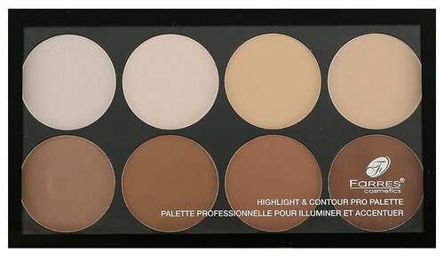 Farres Палетка для контуринга Highlight & Contour Pro Palette 3015, 01