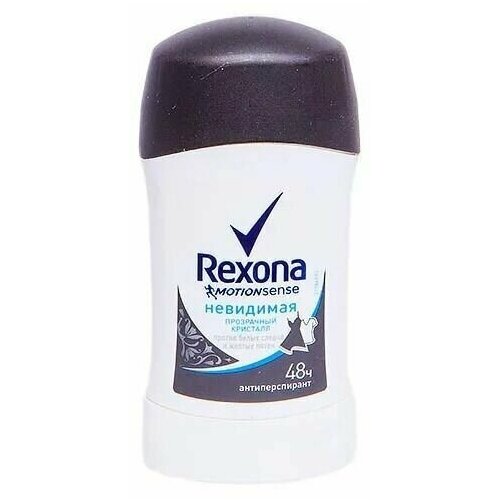 Rexona Дезодорант-антиперспирант стик женский Прозрачный кристалл, 40 мл.