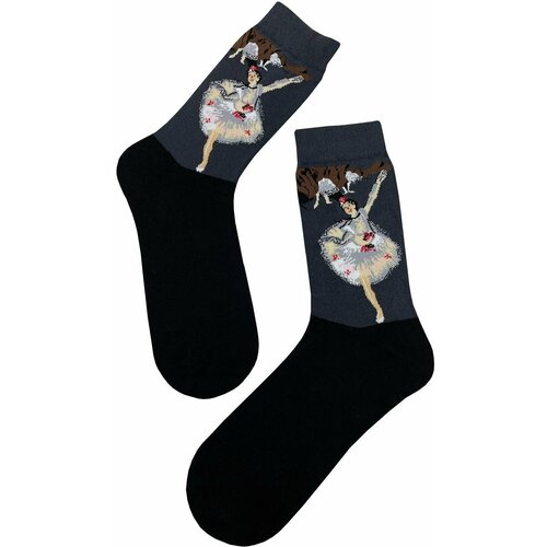 фото Носки , размер 41, коричневый, серый, черный country socks