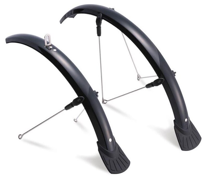 Крылья велосипедный SunnyWheel полноразмерные для велосипедов 20' металлопластик ширина крыла 45 мм FE-111FR 20'