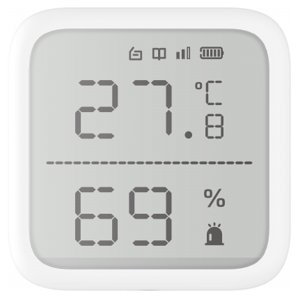 Датчик температуры и влажности беспроводной Hikvision DS-PDTPH-E-WE - AX PRO - радиоканальный