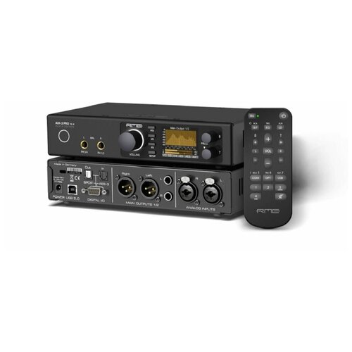 RME ADI-2 PRO FS R BE конвертер 2-канальный с поддержкой DSD до 768 кГц (USB, аналог, AES, SPDIF/ADA