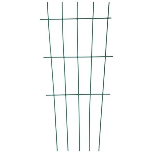 Шпалера, 40 × 20 × 0.3 см, металл, зелёная, «Решётка»