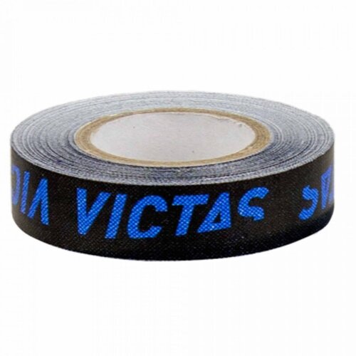 фото Торцевая лента для настольного тенниса victas 1m/12mm black/blue