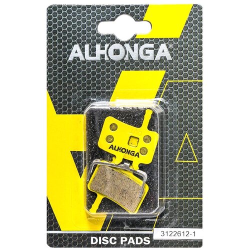 Тормозные колодки для велосипеда Alhonga HJ-DS11 желтые, 3122612-1 тормозные колодки для велосипеда alhonga 3122612 17