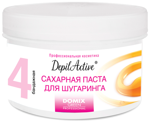 Domix Green Professional Паста для шугаринга DepilActive бандажная 650 г мягкая