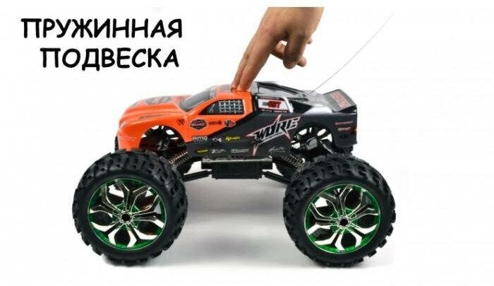 Радиоуправляемый внедорожник бигфут (4WD, аккум, 40 см, огромные колёса)