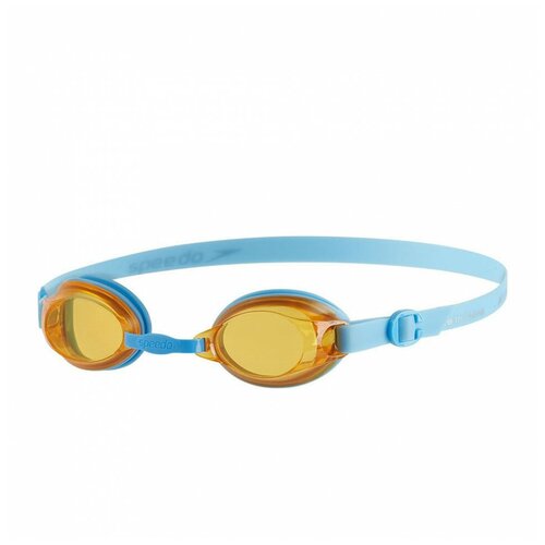Очки для плавания детские SPEEDO Jet Jr, арт. 8-092989082A, оранжевые линзы, голубая оправа