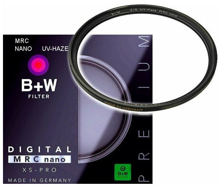 B+W MRC-Nano 62mm UV 010M XS-PRO Digital