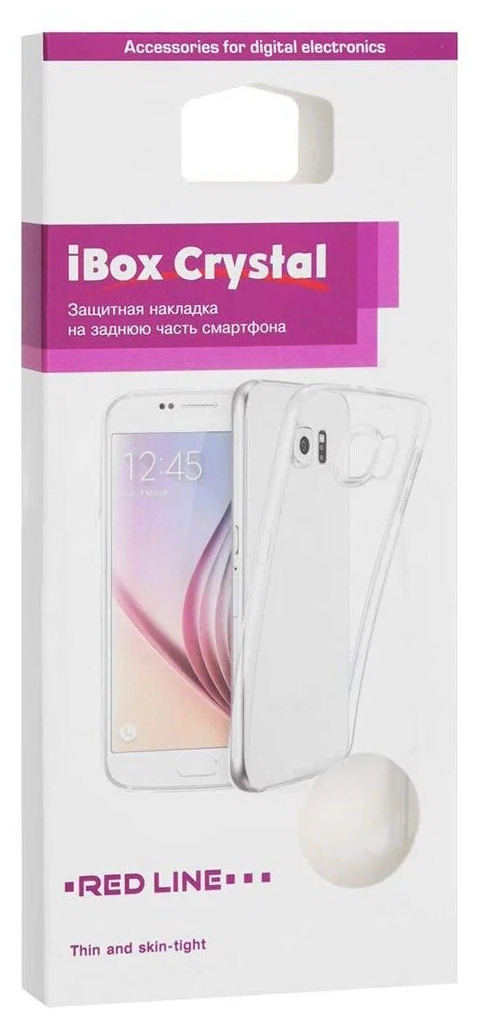 Чехол (клип-кейс) Red Line iBox Crystal для Xiaomi Redmi 8A (прозрачный)