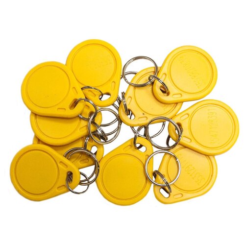 Упаковка 50 штук Смарт брелок Mifare Slinex 1527-RFID Slinex Mifare (упаковка 50 штук) желтый