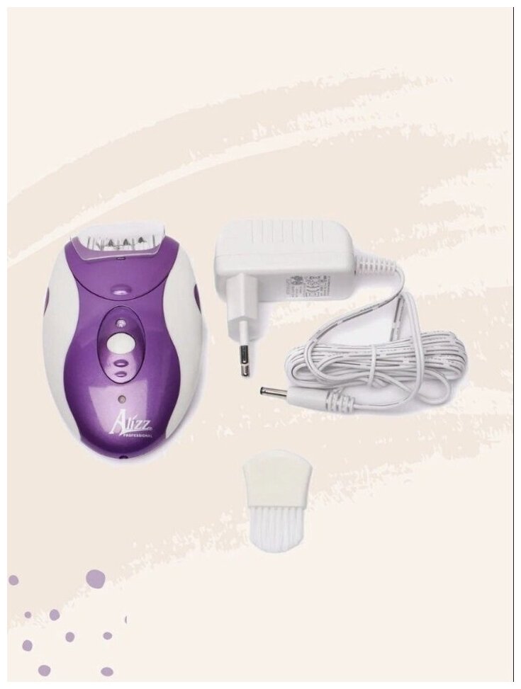 Домашний женский эпилятор/SKIN SILK/HC-302/триммер/для удаления всех типов волос/2 режима скоростей/подсветка/фиолетовый - фотография № 3