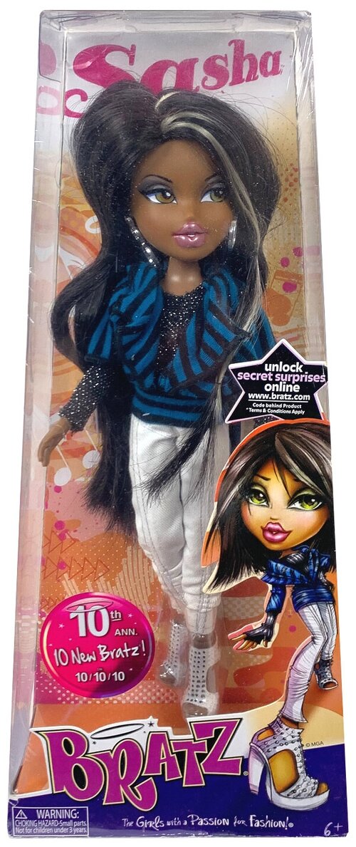 Кукла Братц Саша из серии 10 лет бренду Bratz 2010 10th Anniversary Collection Sasha