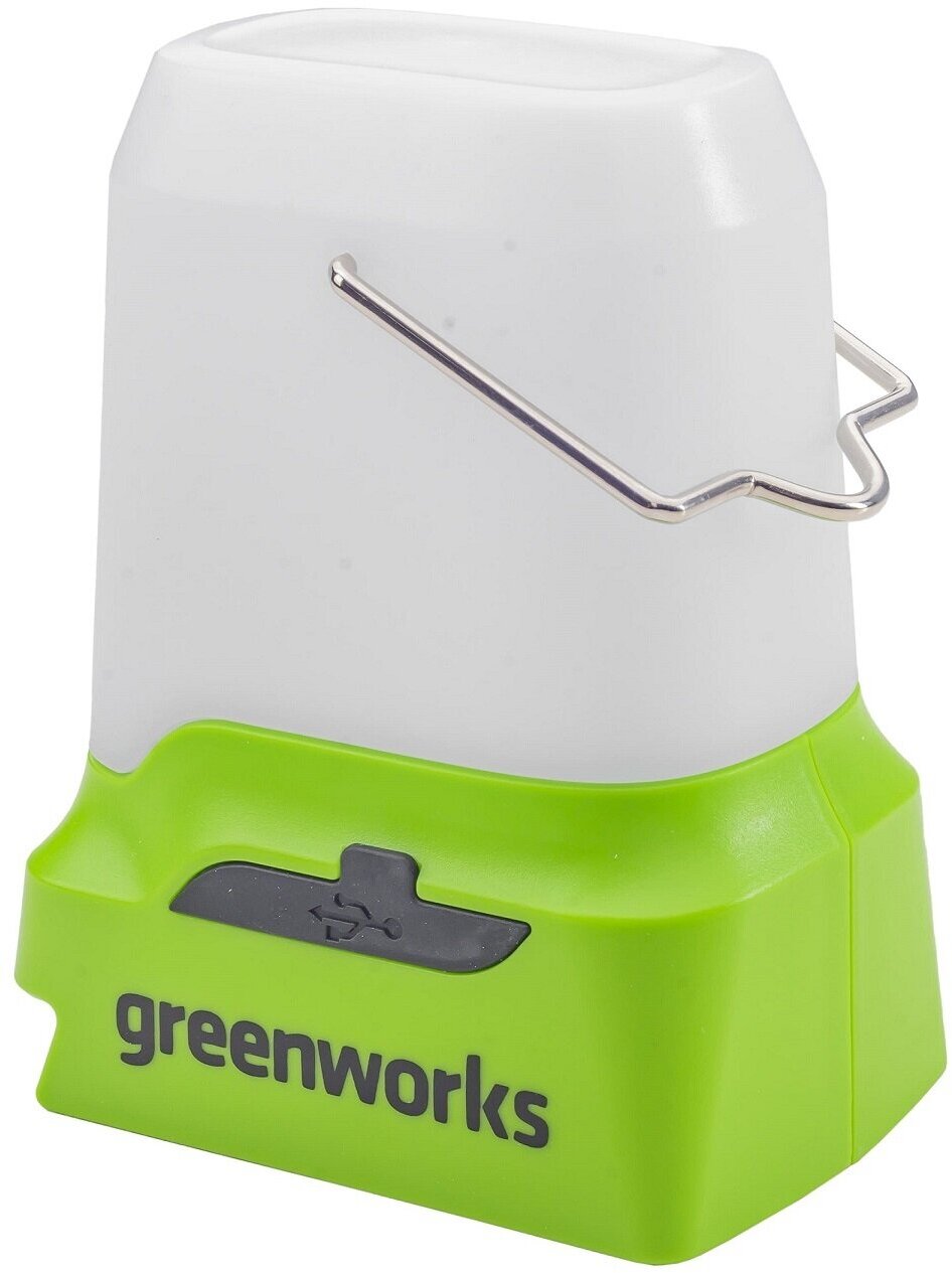 Фонарь светодиодный аккумуляторный Greenworks, 24V, без АКБ и ЗУ, - фото №2