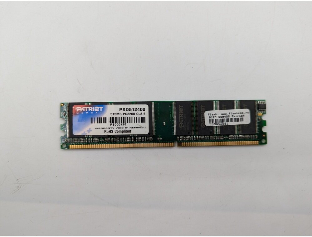 Модуль памяти psd512400, DDR, 512 Мб ОЕМ