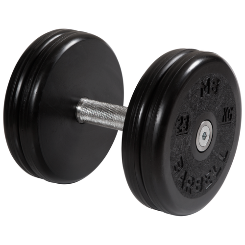 Гантель неразборная MB Barbell MB-FdbEM-B черный