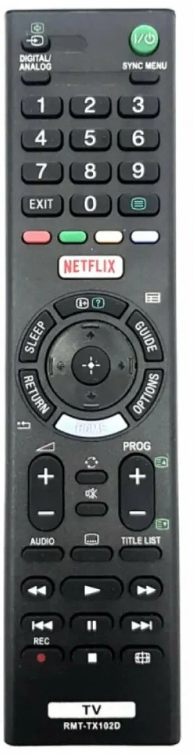 Модельный пульт RMT-TX102D NETFLIX для телевизора Sony Smart TV