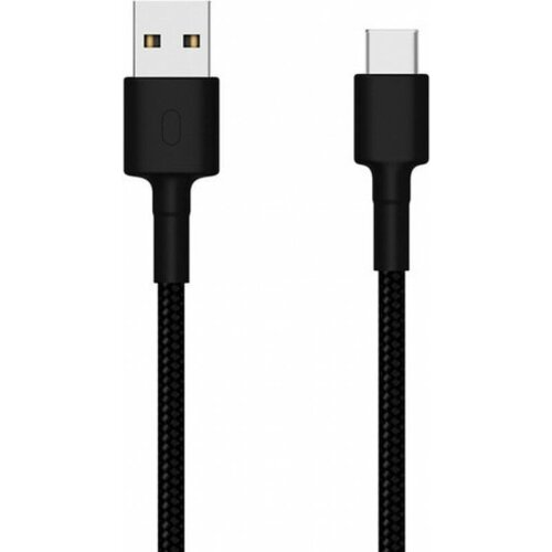 Кабель Xiaomi Mi USB/Type-C 1м Braided Cable SJV4109GL черный кабель xiaomi mi braided sjv4109gl usb m usb type c m 1м черный