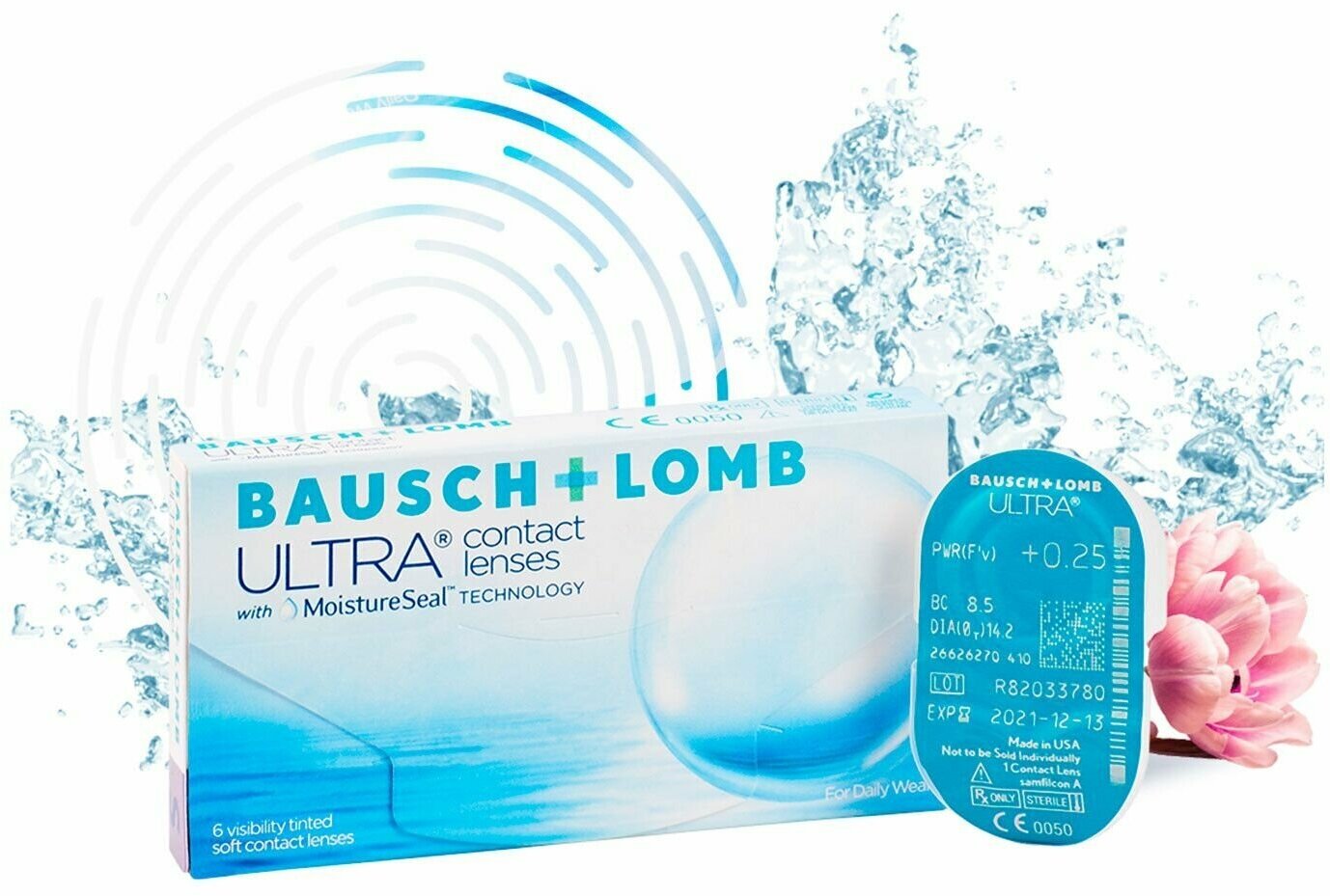 Контактные линзы Bausch & Lomb Ultra, 3 шт., R 8,5, D -4,5