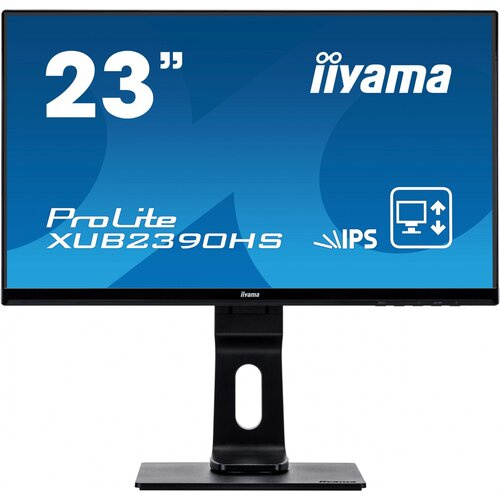 Монитор Iiyama 23 ProLite XUB2390HS-B1 черный AH-IPS LED 5ms 169 DVI HDMI MM матовая HAS Pivot 10001 250cd 178гр178гр 1920x1080 D-Sub FHD 54кг 1857700₽