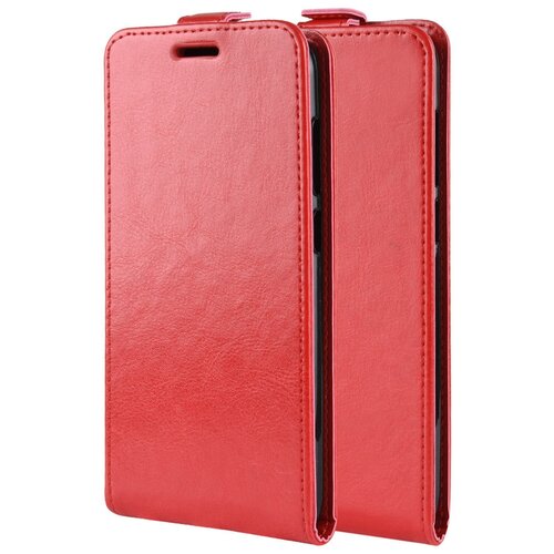фото Чехол-флип mypads для huawei honor 9a (moa-lx9n) / honor play 9a / huawei y6p вертикальный откидной красный