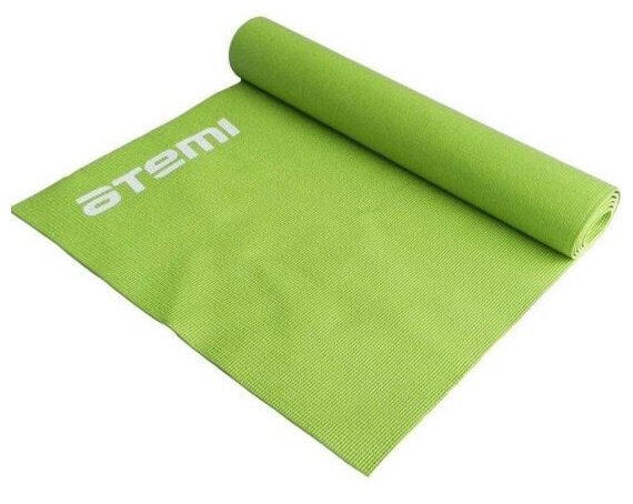 Коврик для йоги и фитнеса Atemi , AYM01GN, ПВХ, 179х61х0,4 см, зеленый
