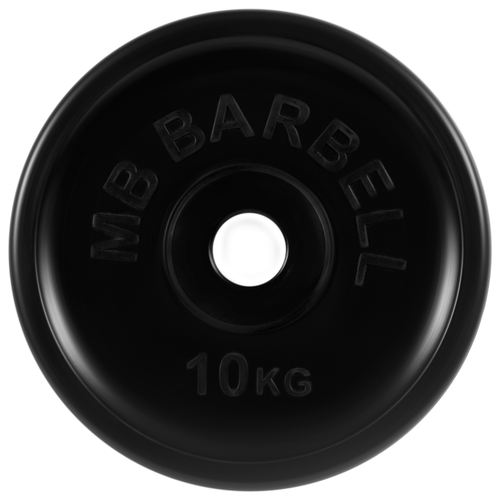 Диск MB Barbell Евро-Классик MB-PltBE 10 кг 1 шт. черный диск mb barbell евро классик mb pltbe 10 кг 1 шт черный