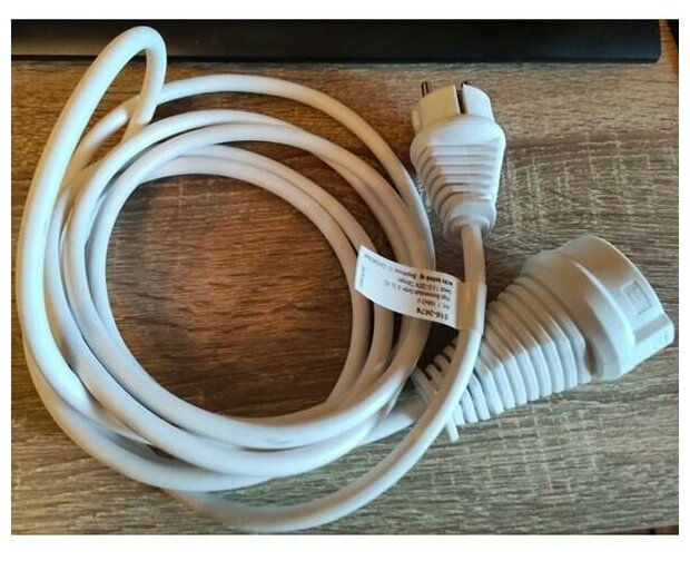 Удлинитель 5 м Brennenstuhl Quality Extension Cable, белый (1168440) - фотография № 4