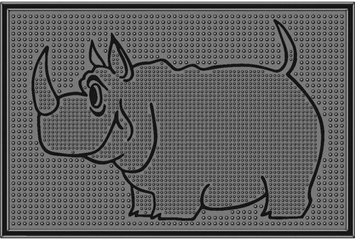 Коврик резиновый Носорог (400х600 мм) черный тип. КА 201-1 РТИ