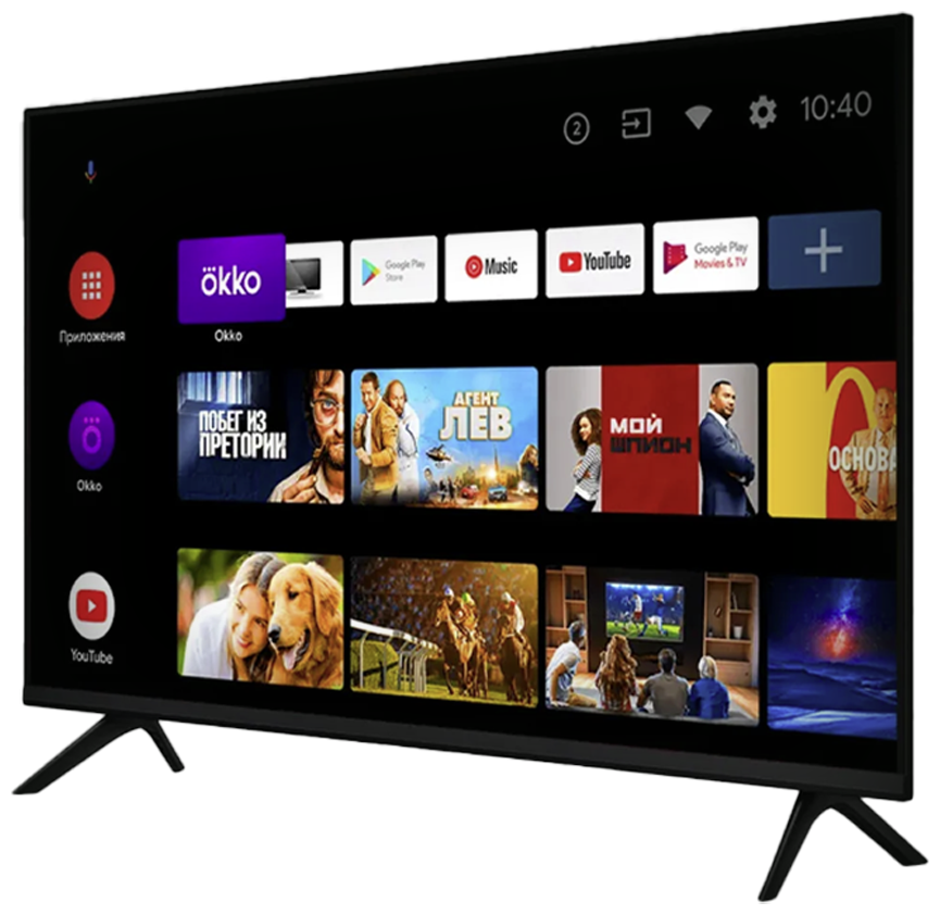 Телевизор Smart TV 35, HD Ready Черный