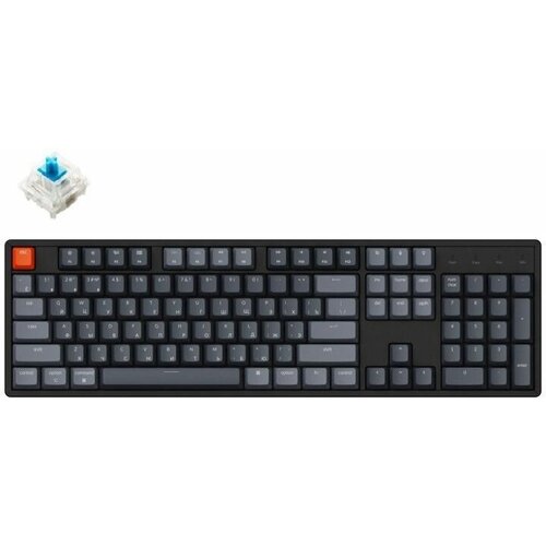 Беспроводная механическая клавиатура Keychron K10, Full size, алюм. корпус, RGB подсветка, Blue Switch
