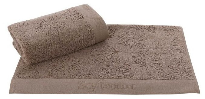 Полотенце Van цвет: коричневый (50х100 см) Soft cotton - фото №2