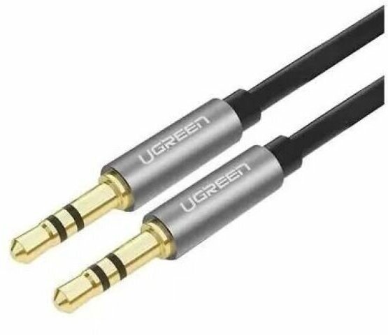 Кабель Ugreen AUX Cable L=3m 3.5 jack to jack Черный