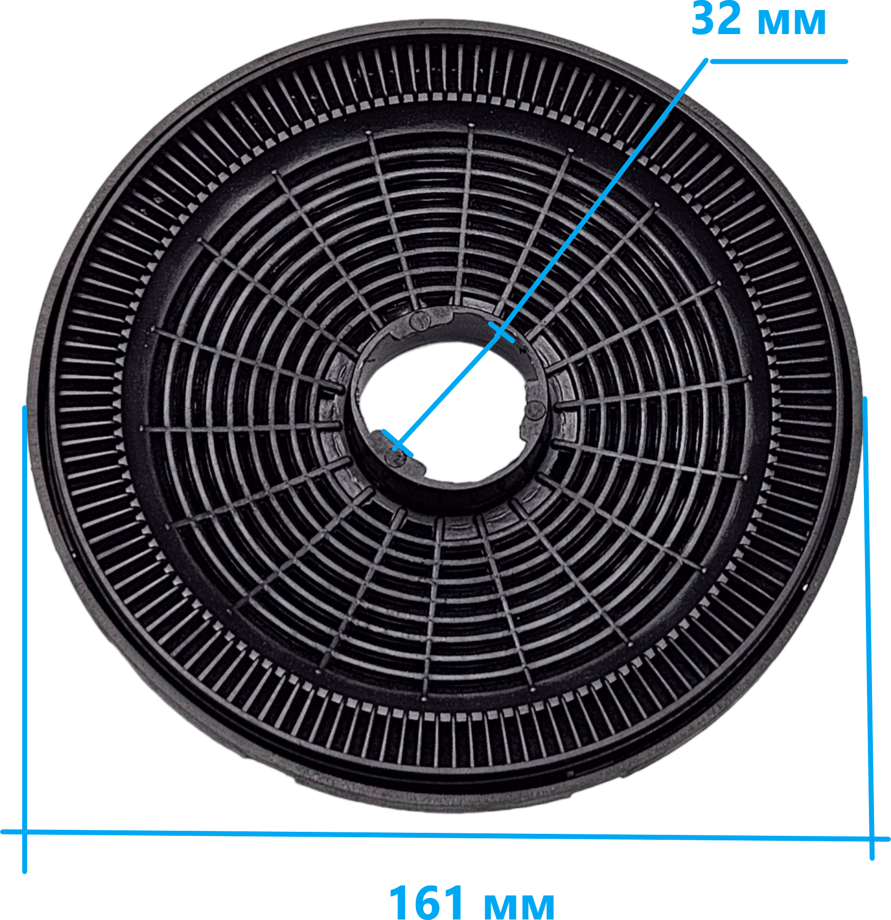 Угольный фильтр для вытяжки Bosch, Beko, Siemens, Grundig / 2шт. - фотография № 3