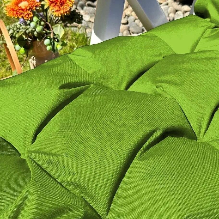 Матрас для садовых качелей PASIONARIA, универсальное сиденье для шезлонга,42х148 см, зеленый - фотография № 4