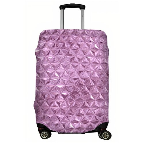 фото Чехол для чемодана "фиолетовые ромбы" размер l lejoy