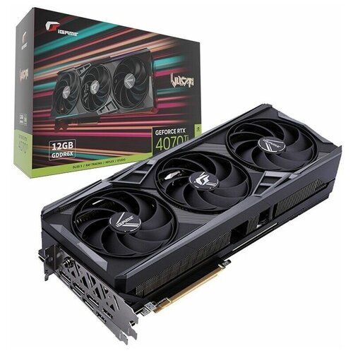 Видеокарта Colorful RTX4070Ti iGame Vulcan OC-V 12GB GDDR6X 192bit HDMI 3xDP