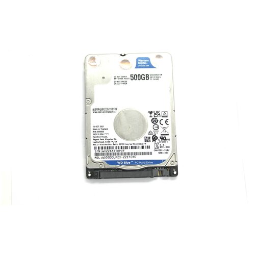 Жесткий диск 25 WD 500 GB SATA WD5000LPZX 578100₽