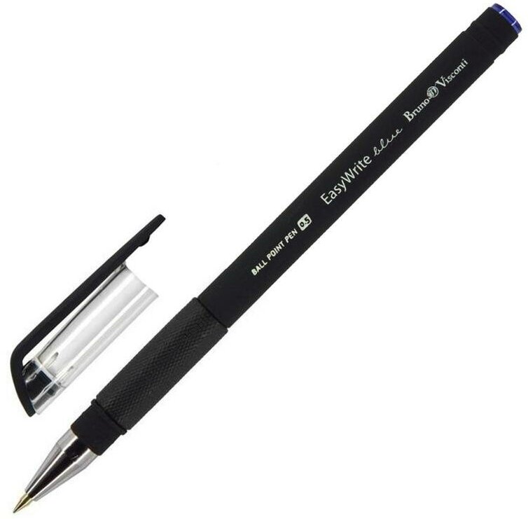 Ручка шариковая Bruno Visconti Easy Write Blue 05 мм синяя 1 шт (20-0051)