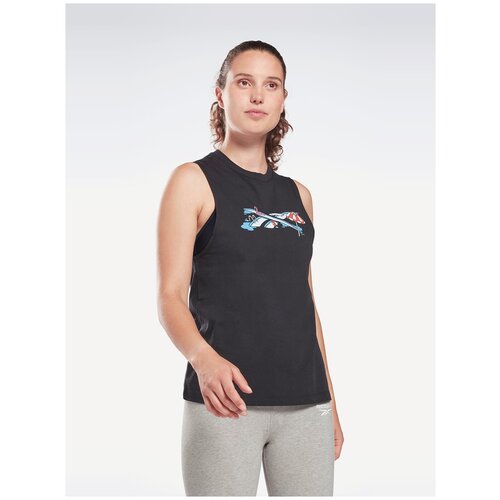 Майка Reebok Reebok Training Essentials Muscle Tank, размер XXS, черный