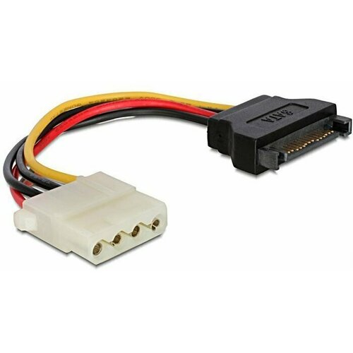 Набор из 3 штук Кабель питания SATA Cablexpert CC-SATA-PS-M, 15 см, sata 15pin/molex 4pin удлинитель кабеля питания sata 15 pin мама 15 pin папа длина 30 см