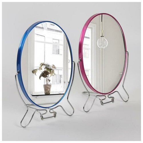 Купить Зеркало складное-подвесное, двустороннее, с увеличением, зеркальная поверхность 14 × 18, 5 см, микс, Queen fair