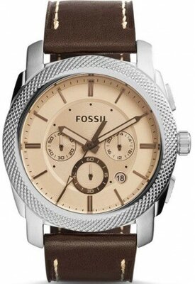 Наручные часы FOSSIL Machine, коричневый, бежевый