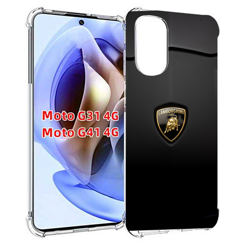 Чехол MyPads lamborghini ламба 3 для Motorola Moto G31 4G / G41 4G задняя-панель-накладка-бампер